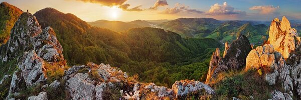 Slika stijene Vršatecké bradlá u Slovačkoj