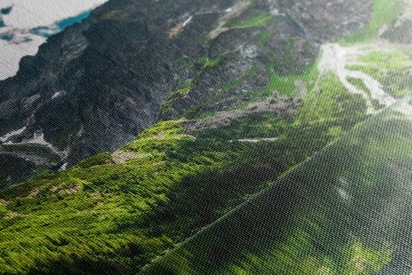 Slika jezero Morské oko u Tatrama