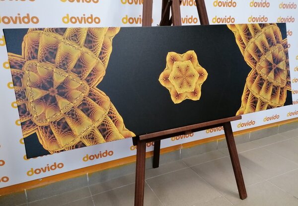 Slika zanimljiva zlatna Mandala