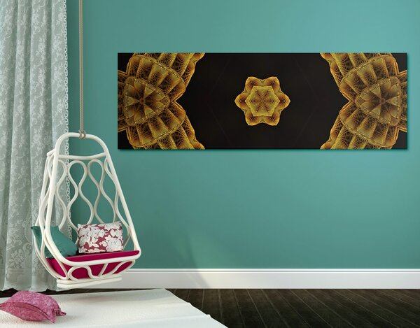 Slika zanimljiva zlatna Mandala