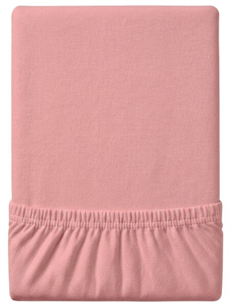 Jersey plahta EXCLUSIVE koraljna 90 x 200 cm