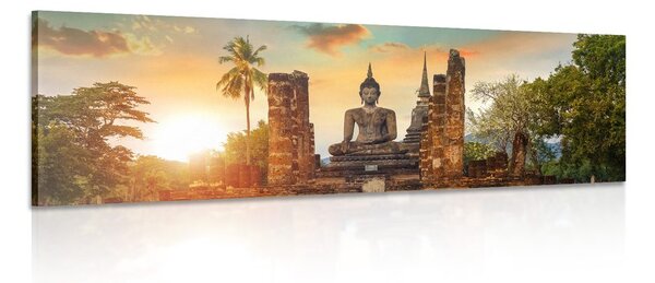 Slika kip Buddhe u parku Sukhothai