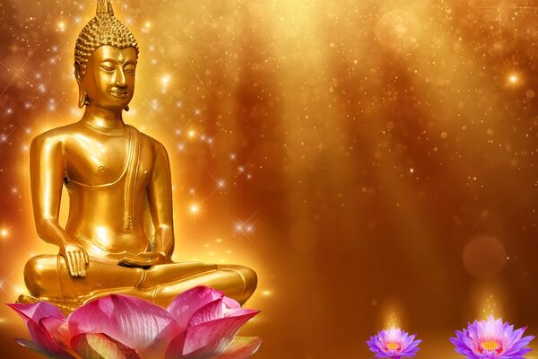 Slika zlatni Buddha