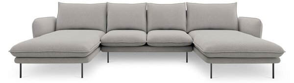 Svijetlosiva sofa u obliku slova U Cosmopolitan Design Beč