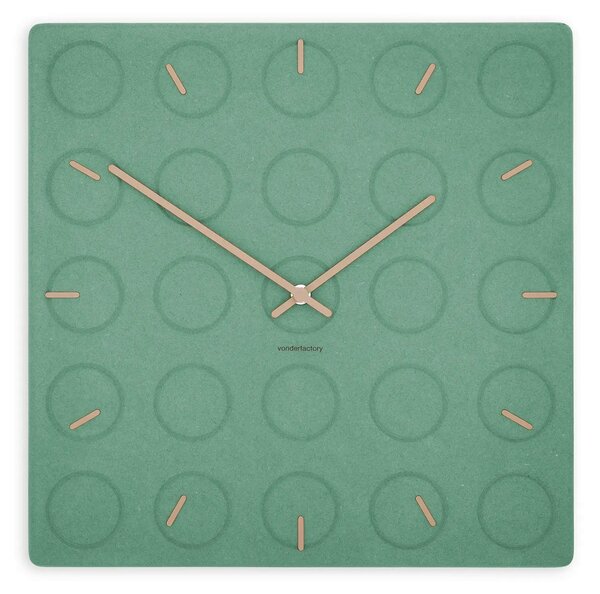 Zidni sat Luxhora Circula Mint Green 11 boja kazaljki