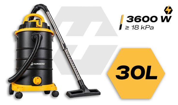 Industrijski usisavač Humberg HM-408 30 l 3600 W za mokro i suho