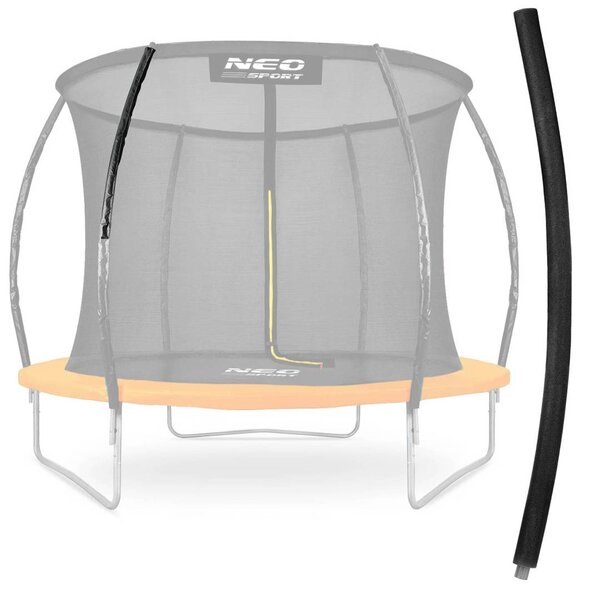Crni gornji stup za trampolin tipa C Neo-Sport