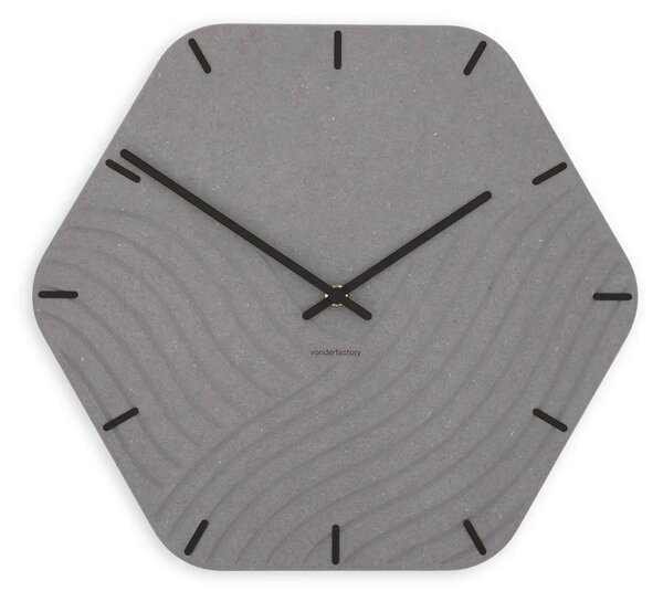 Zidni sat Luxhora Unda Light Grey 11 boja kazaljki