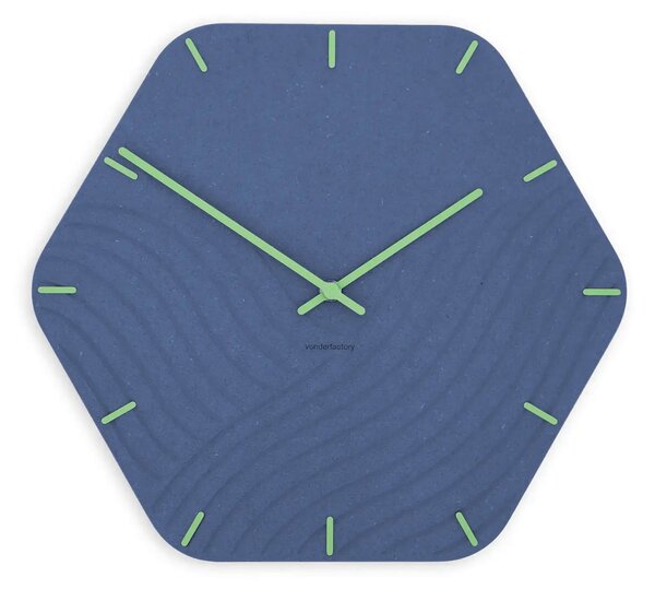 Zidni sat Luxhora Unda Dark Blue 11 boja kazaljki