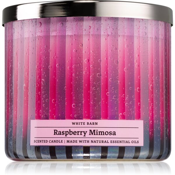 Bath & Body Works Raspberry Mimosa mirisna svijeća 411 g