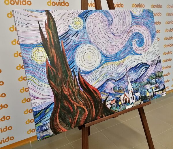 Slika reprodukcija Zvjezdana noć - Vincent van Gogh
