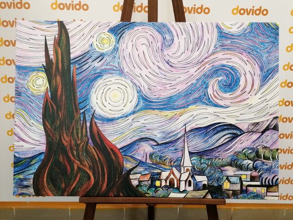 Slika reprodukcija Zvjezdana noć - Vincent van Gogh