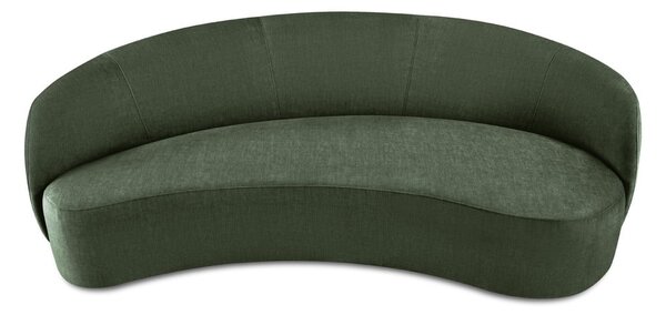 Zelena sofa s desnim kutom Mazzini Sofas Debbie, 210 x 79 cm