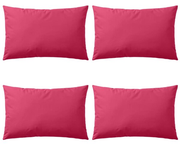 VidaXL Vrtni jastuci 4 kom 60 x 40 cm ružičasti