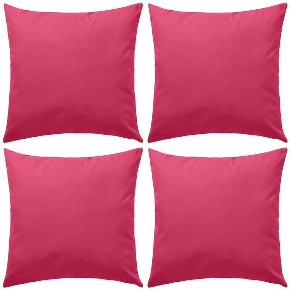VidaXL Vrtni jastuci 4 kom 45 x 45 cm ružičasti