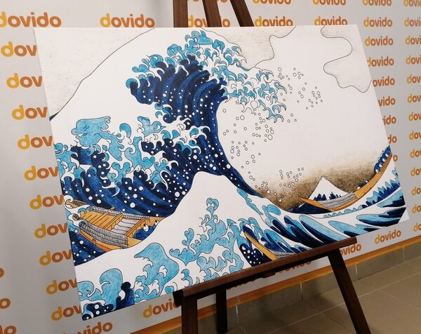 Slika reprodukcija Veliki val kod Kanagawe - Katsushika Hokusai
