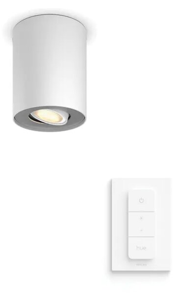 Pillar Hue STROPNA SVJETILJKA BIJELA 1x5W 2200-6500K + DALJINSKI UPRAVLJAČ 8719514338487