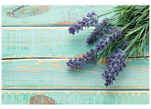 Fototapeta lavanda na drvenoj pozadini