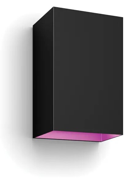 Resonate Hue WACA VANJSKA ZIDNA SVJETILJKA CRNA 2x8W RGB 8718696174388
