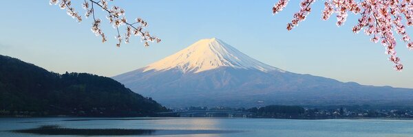 Slika pogled na planinu Fuji