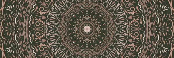 Slika Mandala u vintage stilu