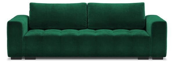 Zeleni baršunasti kauč na razvlačenje Milo Casa Luca