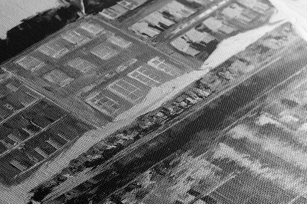 Slika Venecija - ulje na platnu - u crno-bijelom dizajnu