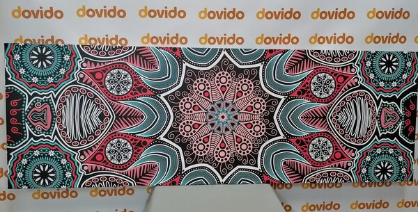 Slika indijska Mandala s cvjetnim uzorkom