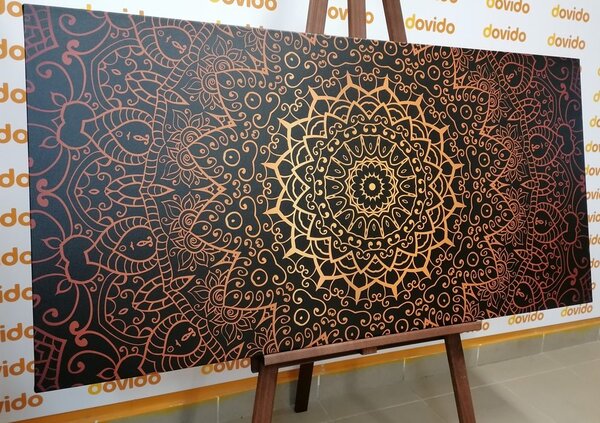 Slika vintage Mandala u indijskom stilu