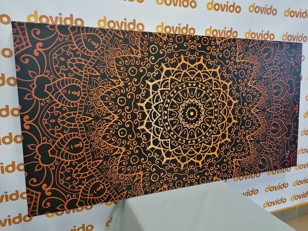 Slika vintage Mandala u indijskom stilu