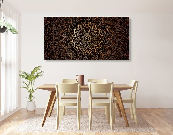 Slika vintage Mandala u indijskom stilu