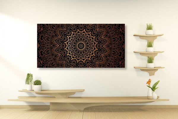 Slika vintage Mandala u indijskom stilu