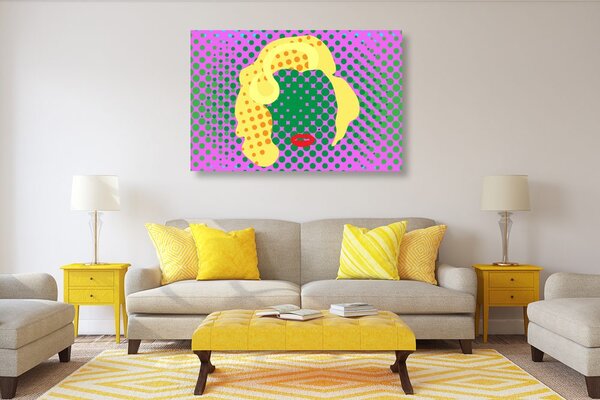 Slika Marilyn Monroe u pop art stilu