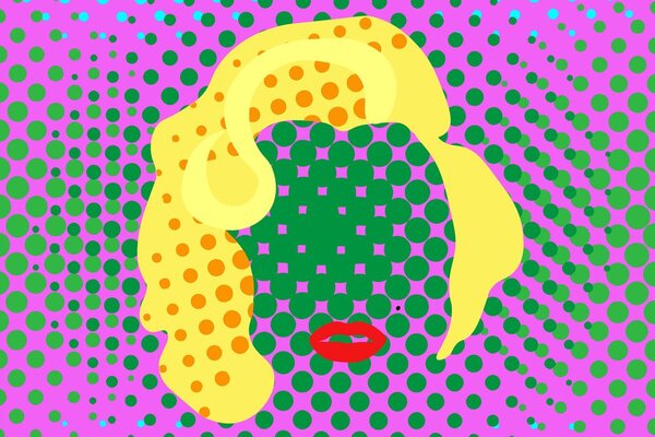 Slika Marilyn Monroe u pop art stilu