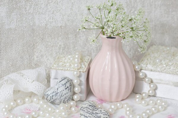 Slika luksuzna Shabby Chic mrtva priroda