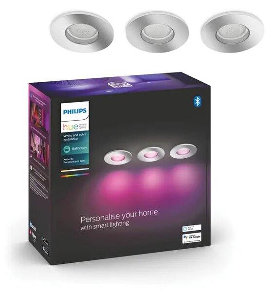 PHILIPS XAMENTOHUE UGRADBENA SVJETILJKA KROM 3X4.2W RGBW 8720169321014