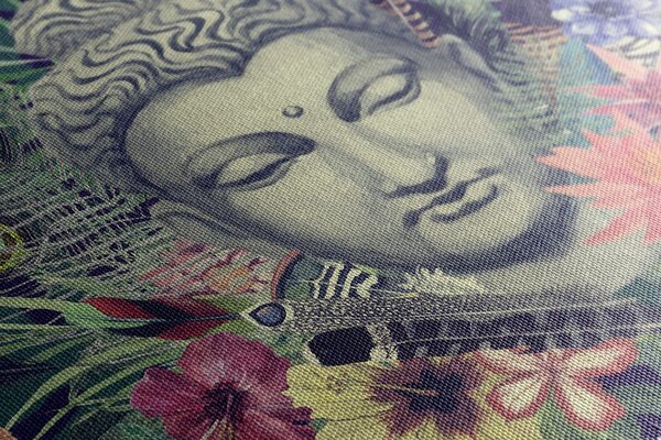 Slika Buddha na egzotičnoj pozadini