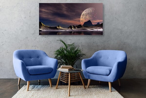 Slika futuristički planet