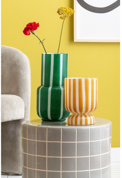 Okrugao pomoćni stol keramički ø 33 cm Retro Tiles – Leitmotiv