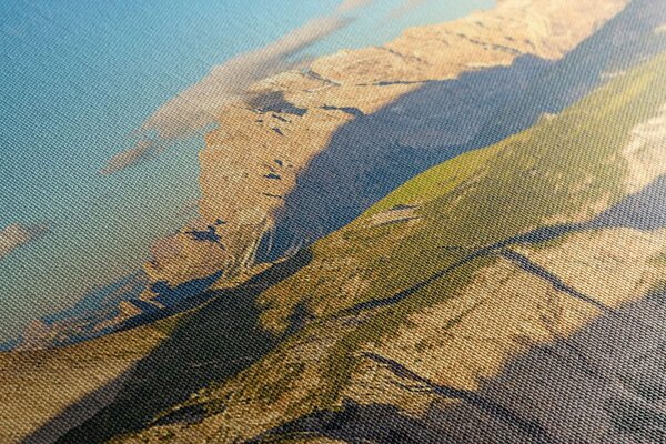 Slika prekrasan pogled s planina