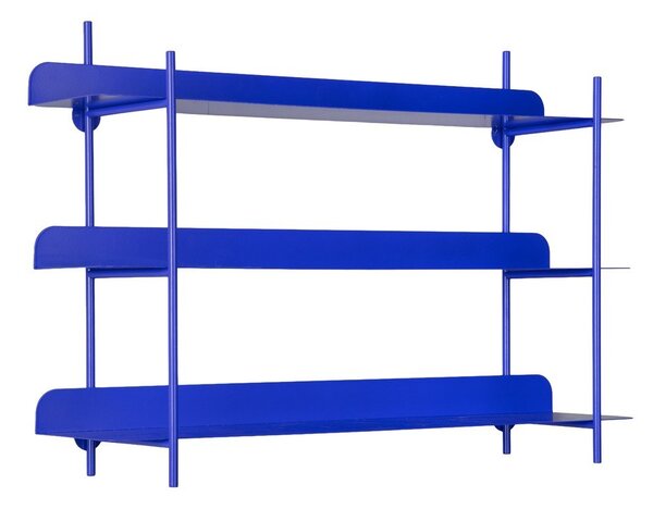 Plava metalna polica s više razina 60 cm Cool Retro – PT LIVING
