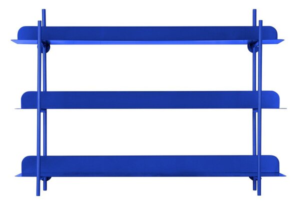 Plava metalna polica s više razina 60 cm Cool Retro – PT LIVING