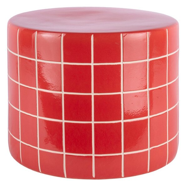 Okrugao pomoćni stol keramički ø 42 cm Retro Tiles – Leitmotiv