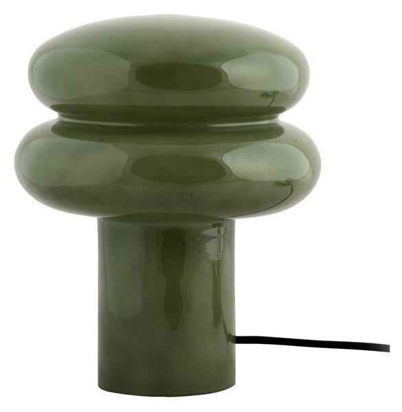 Zelena staklena stolna lampa (visina 24 cm) Incesante – Leitmotiv