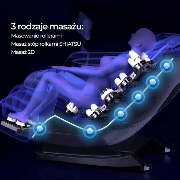 Zondo.hr Masažna fotelja Visita Max (siva) . Akcija -20%. 1119183