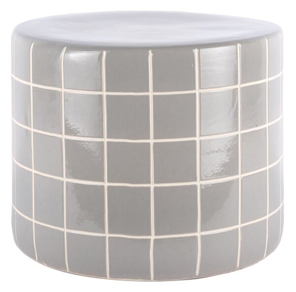 Okrugao pomoćni stol keramički ø 42 cm Retro Tiles – Leitmotiv