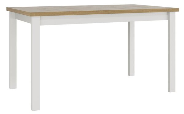 Blagovaonski stol na razvlačenje 140 cm Deasal 80 x 140/180 II (hrast sonoma + bijela) (za 6 do 8 osoba)