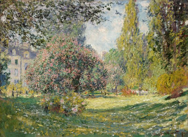 Reprodukcija The Parc Monceau (1876), Claude Monet