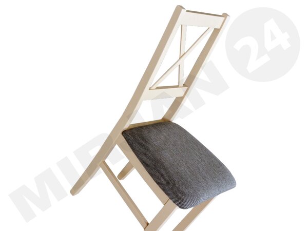 Blagovaonska stolica Zafir X (crna + taupe)