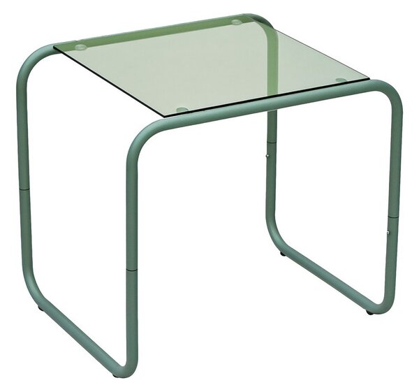 Pomoćni stol sa staklenom pločom stola 40x50 cm Ventana – Leitmotiv
